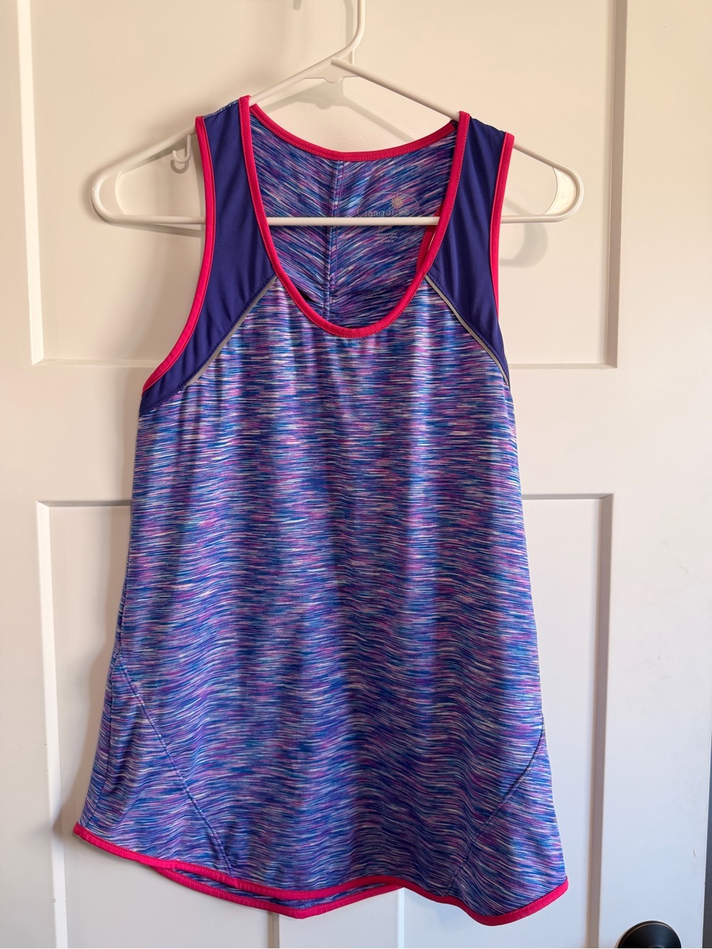 Multicolor Racerback Tank Top